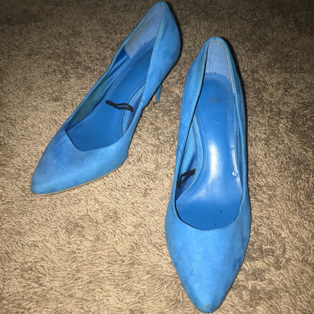 Blue heels